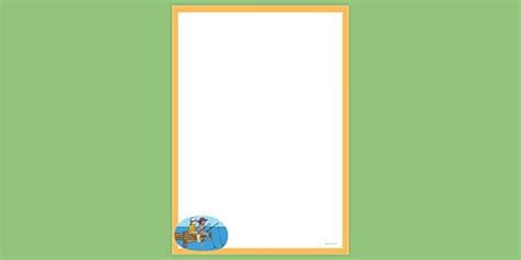 Fishing Page Border | Page Borders | Twinkl (Teacher-Made)