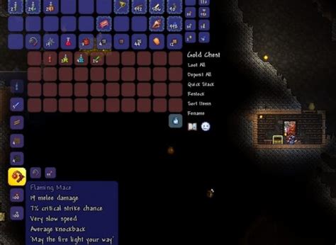 Terraria: How to get the Flaming Mace