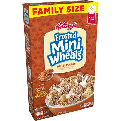 Kellogg's Mini-Wheats Maple Brown Sugar Breakfast Cereal 22 oz ...