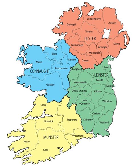 Ireland map – Artofit