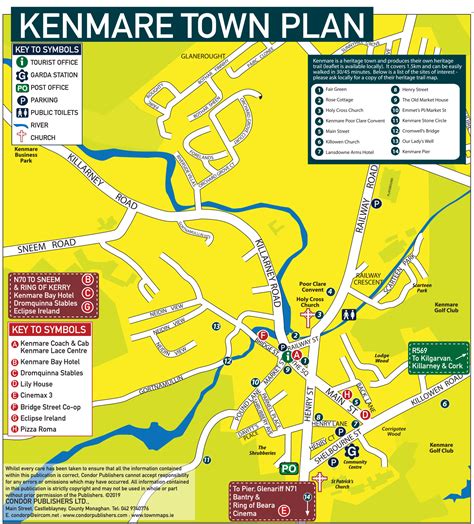 Kenmare Town Map - Town Maps