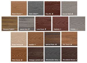 Azek Decking Color Chart