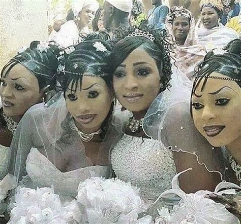 Hausa Wedding Photos Going Viral Over Bizarre Bridal MakeupNaijaGistsBlog Nigeria, Nollywood ...