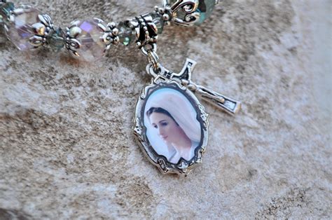 Virgin Mary Rosary Bracelet | Etsy