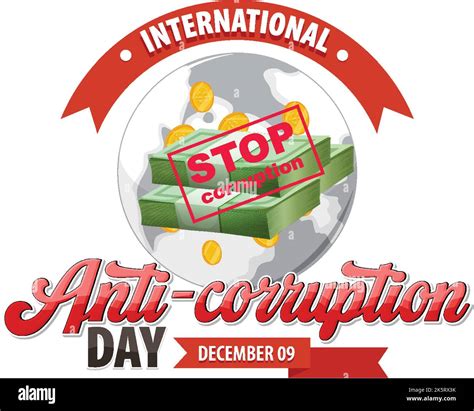 International Anti Corruption Day Poster Design illustration Stock Vector Image & Art - Alamy