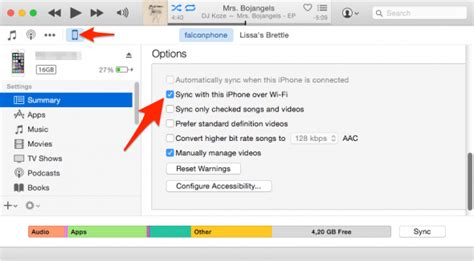 How To Sync Your iPhone With iTunes Wirelessly With Wi-Fi