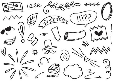 Doodle Elements Vector Art, Icons, and Graphics for Free Download