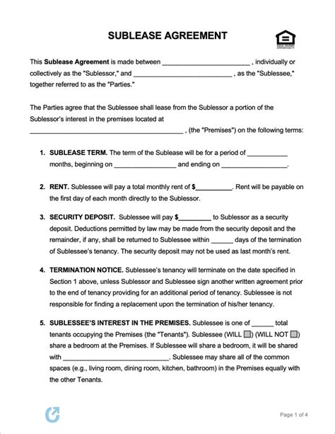 Sub Tenancy Agreement Malaysia