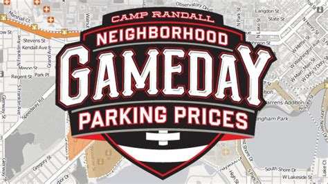 Camp Randall neighborhood parking prices image | | madison.com