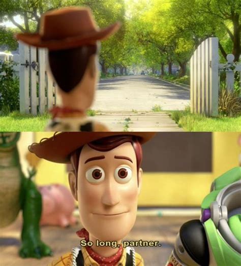 Woody saying goodbye to Andy | Toy story 3, Toy story, Disney