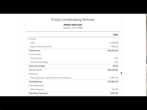 Income Statement Guide | QuickBooks Global