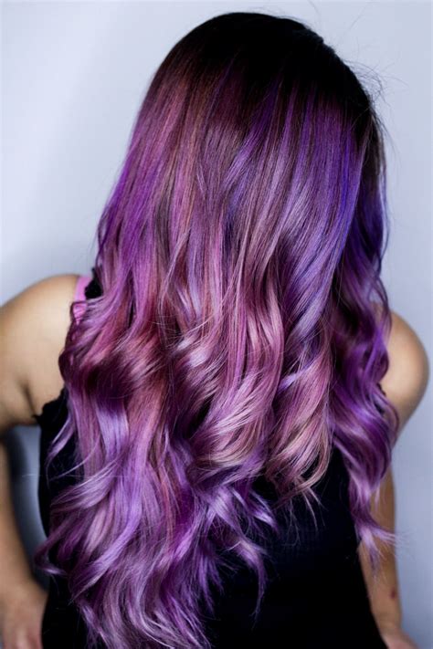 Purple and Pink Amethyst hair color. (Via Morgen @Tease in Ithaca, NY ...