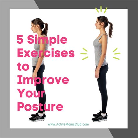 5 Simple Exercises to Improve Posture | Active Moms Club