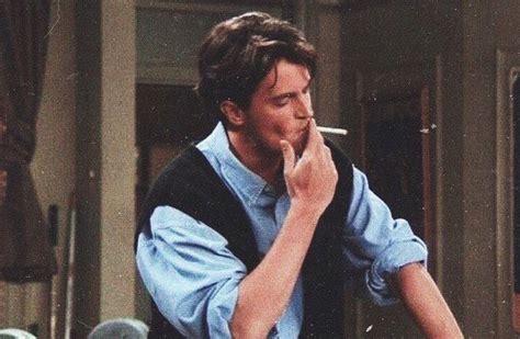 sitcom, chandler bing and smoking - image #7697754 on Favim.com