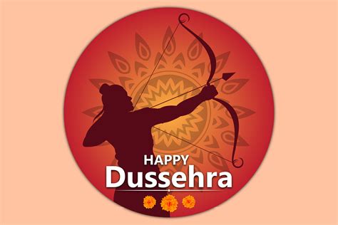 Dussehra Greeting Card with Lord Ram Graphic by K for Kreative · Creative Fabrica