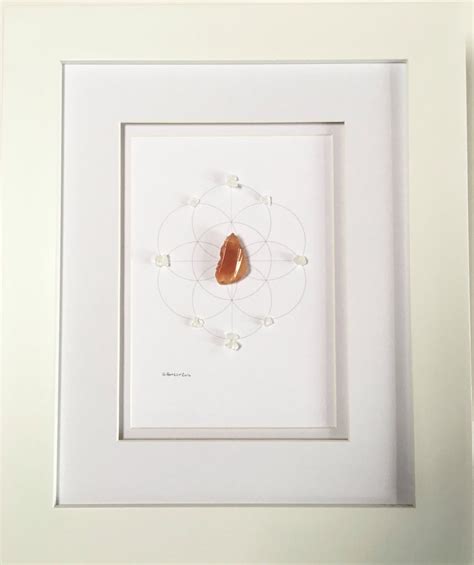 FERTILITY CRYSTAL GRID -- framed crystal grid - Crystal Grids