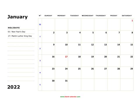 2022 calendar printable monthly - vsefever