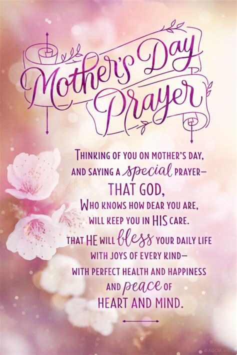 Mother's Day Prayer | Thinking of you on Mother's Day, and saying a ...