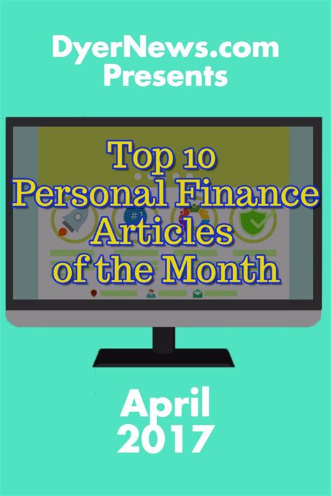 Time to review the top personal finance articles from April. Money ...