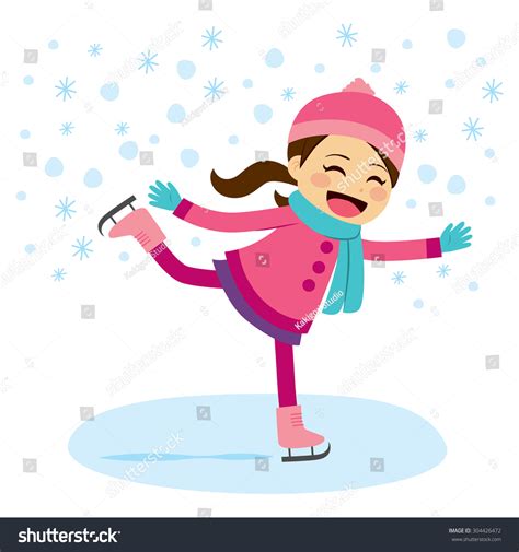 Animated Figure Skating Clipart