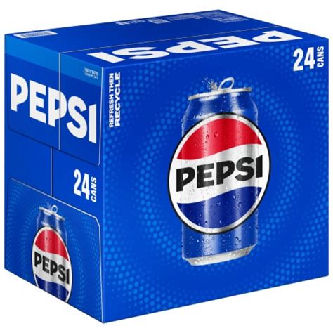 Pepsi Cola® Soda Cans, 24 pk / 12 fl oz - Kroger