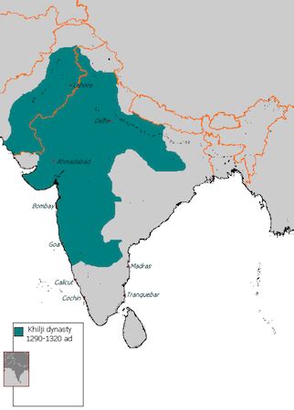 Khilji Dynasty History, Map & Rulers | Study.com