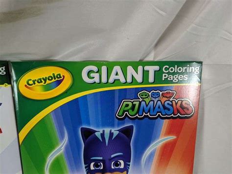 Assortment Of 2 Crayola Giant Coloring Pages Pj Mask & Toy Story 4 18Pages Per Pack - Dutch Goat