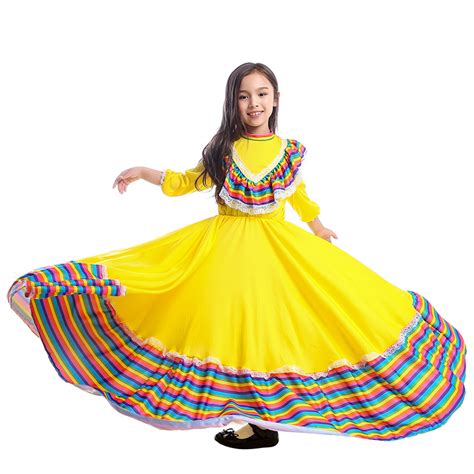 Kids Mexican Traditional Dress Costume – Costumescenter