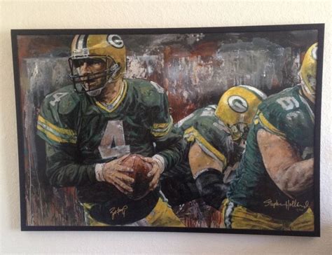 "Brett Favre Super Bowl XXXI" by STEPHEN HOLLAND Limited Edition Giclee ...