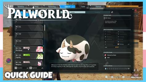 Where To Catch Mozzarina *Cow* In Palworld | Location Quick Guide - YouTube