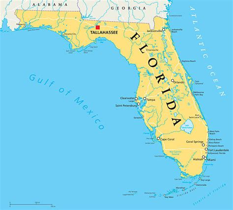 Map Of Florida Peninsula - Ginny Justinn