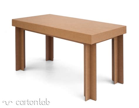 Resistant cardboard table - Cartonlab