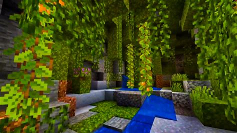 Minecraft 1.17 Lush Cave Blank Template - Imgflip