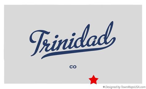 Map of Trinidad, CO, Colorado