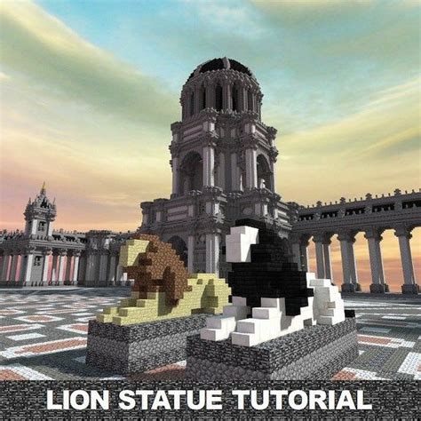 Minecraft Lion Statue | Minecraft architecture, Minecraft, Minecraft plans