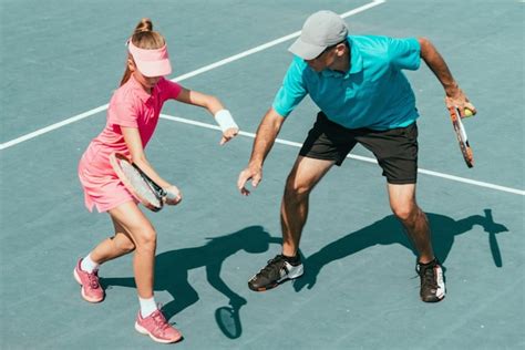 Premium Photo | Tennis training