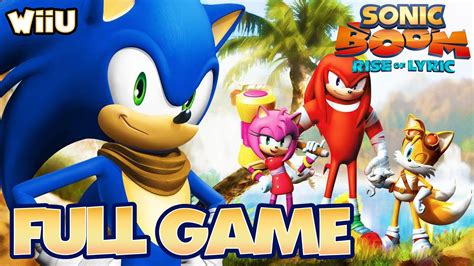 Sonic Boom : Rise of Lyric FULL GAME Longplay (WiiU) - YouTube