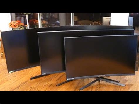 Monitor Size Comparison 27 Inch 16:9, 35 Inch 21:9, 49 Inch 32:9 - YouTube