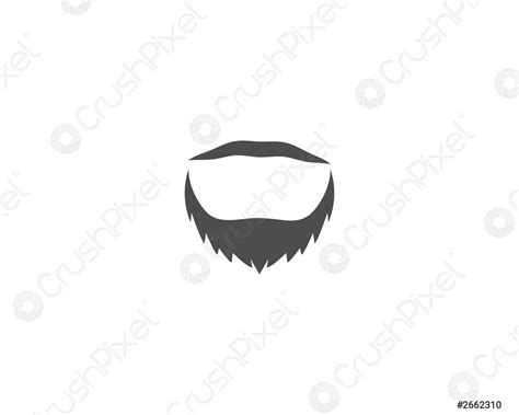 Beard logo vector - stock vector 2662310 | Crushpixel