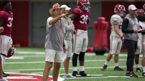 University of Alabama Football Team Back On The Field After Championship Loss : NPR