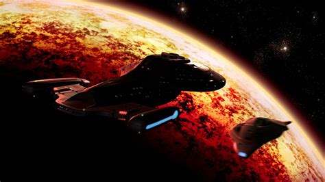 Space ships on planet, Star Trek, USS Voyager, spaceship, space HD wallpaper | Wallpaper Flare