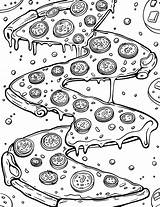 30 Pizza Coloring Pages Fun Free Sheets sketch template