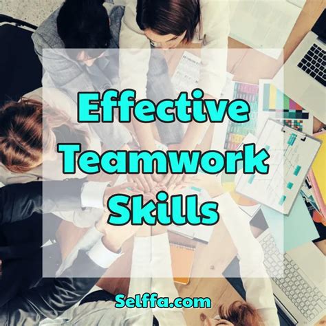 Effective Teamwork Skills - SELFFA