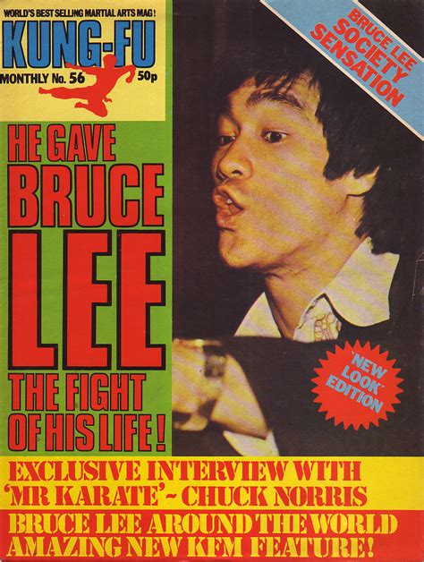 Bruce lee Poster Magazine #56 Exclusive Interview with Chuck Norris - Warrener Entertainment