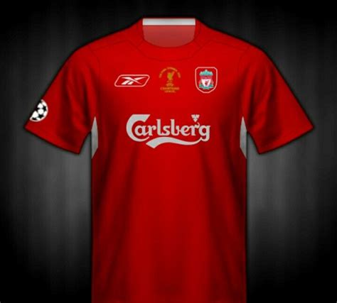 Liverpool Shirt for the 2005 Champions League Final