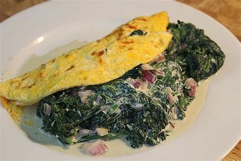 Cream Cheese – Spinach – Omelette