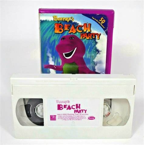 Barney Barneys Beach Party Vhs Clamshell Party Barney Beach Party | Images and Photos finder