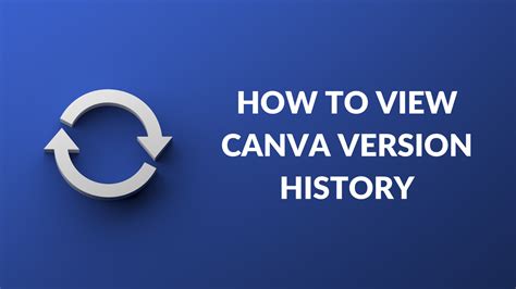 How to View Canva Version History - Canva Templates