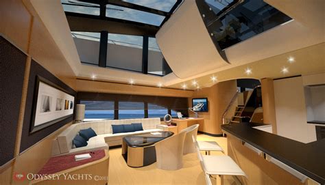 Odyssey Yachts - Apollo 100 motor yacht's interior — Yacht Charter ...