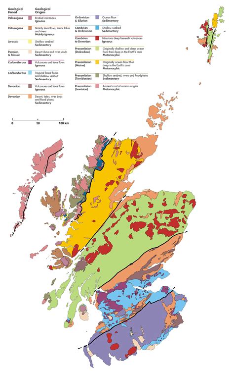 Geology of Scotland Map – Scottish Geology Trust